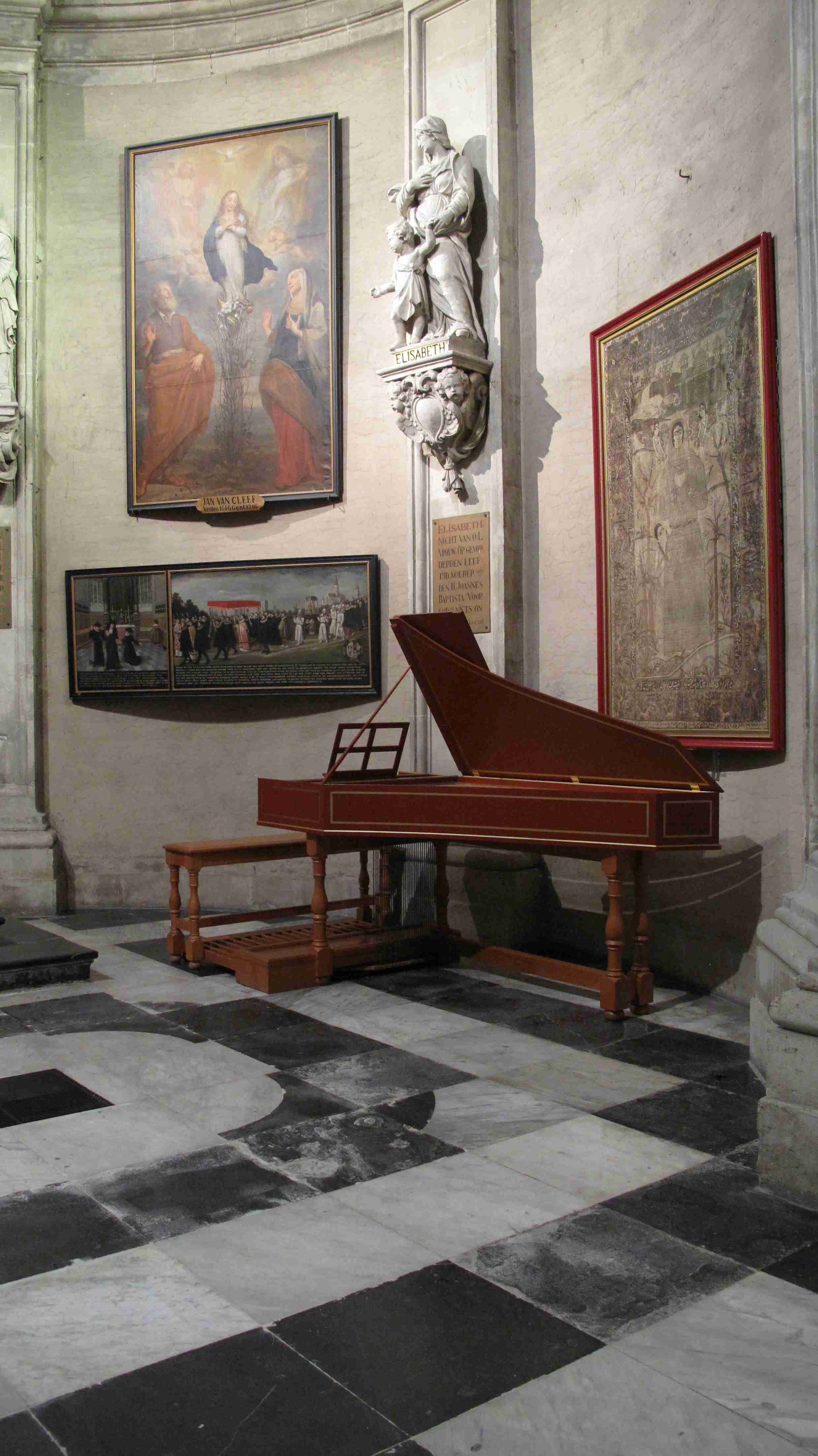 Pedaalklavecimbel OLV-Sint-Pieterskerk Gent I 